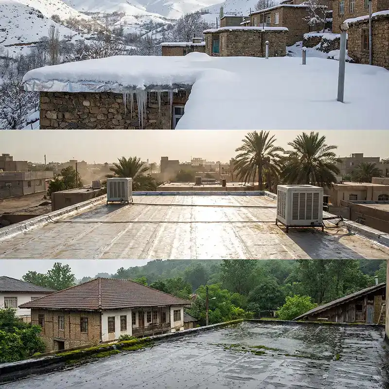 نصب ایزوگام در مناطق مختلف